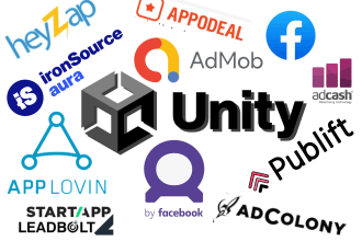 professionally integrate admob, facebook, applovin or any ads network in unity