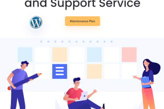 provide wordpress website maintenance and support services