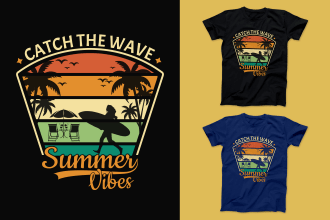 do retro vintage t shirt design and outdoor t shirt designs