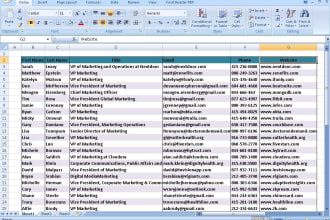 b2b lead generation and build prospect email list