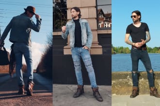 be your male fashion model to promote your brand