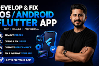 debug, remove error and fix your flutter app