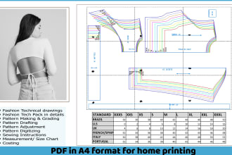 be your sewing pattern maker, clothing pattern maker