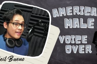 create a voice over for your cartoon character