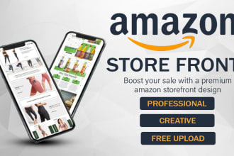 create your amazon brand store and storefront design