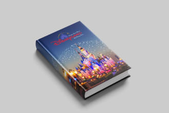 create modern, minimalist, fantasy book cover design or kindle cover