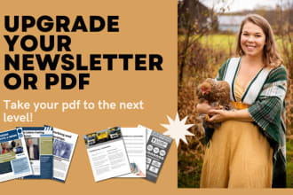 format and professionalize your pdf newsletter or flyer