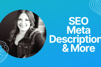 write SEO meta descriptions and titles