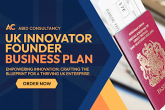 write UK innovator founder visa business plan