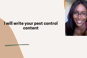 write your pest control content