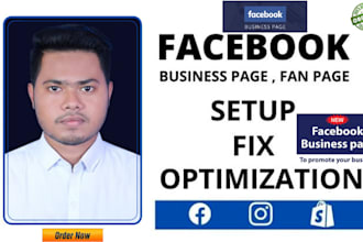 create a facebook business page with professional design for you efficiently