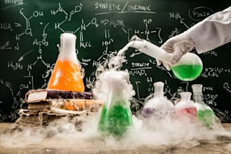 provide expert chemistry tutoring and project assistance