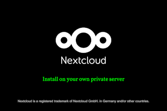 set up nextcloud on a server or a vps