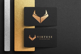 design modern professional business logo and branding with copyrights