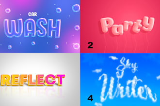 create a stunning and fun text design