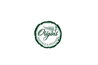 design a nature inspired logo for origins massage  wellness