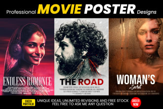 design a unique and creative movie poster for your film