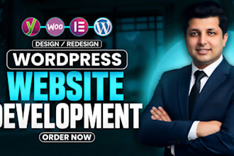 do wordpress website development, design redesign wordpress website