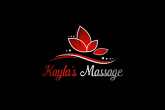 design inspiring massage logo