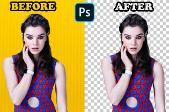 remove photo background using clipping path and layer mask