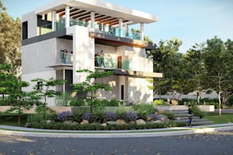 do architectural 2d floor plans, 3d model, rendering