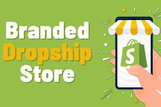 build shopify dropshipping store with winning products