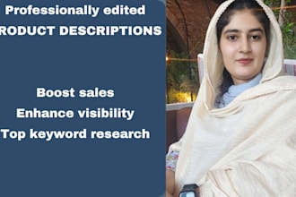 write SEO amazon product descriptions