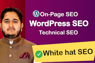 do wordpress on page SEO and technical to rank  on google