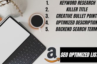 write killer amz listing content writing and product description