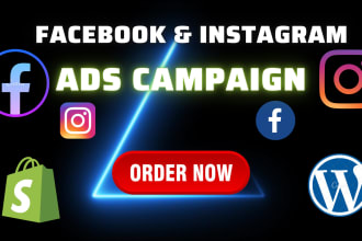 setup shopify facebook ads, fb ads campaign, fb advertising,fb marketing