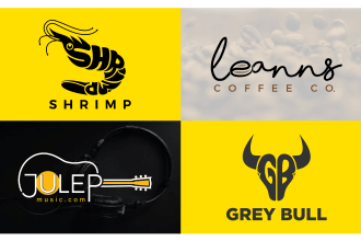 design a modern minimalist wordmark letter mark text based typography font logo