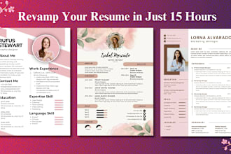 write a professional, tech resume and cover letter