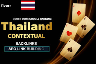 do thailand SEO DR contextual backlinks indonesian poker link building