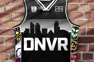 create a custom basketball or football jersey concept