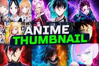 design youtube anime thumbnail