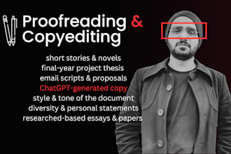 proofread and edit any paragraph in 1 hour