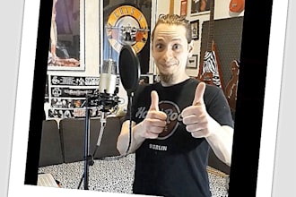 sing a song for your rock and metal track in a  growl or harsh voice