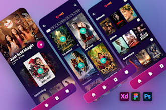 do UI UX design for mobile app ui, website ui, dashboard, admin panel, prototype