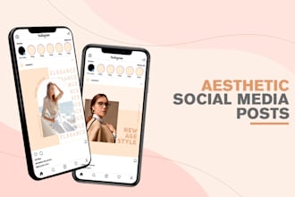 create professional and aesthetic posts