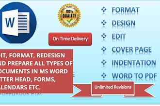 create document edit format design do data entry in your microsoft word document