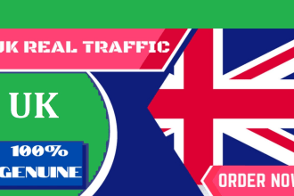 do organic website traffic for 30 days targeted real UK website using keywords