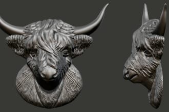 create game, fantasy, or sci fi 3d models for 3d printing