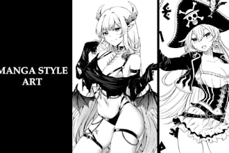 draw manga style art