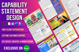 design an effective government capability statement urgently