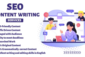 be your SEO content writer and copywriter