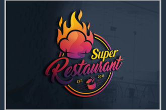make logo for restaurant, catering, bakery, juice bar, BBQ