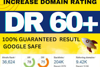 increase domain rating DR ahrefs seo backlinks