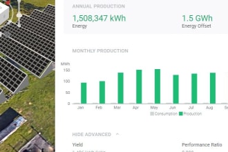 provide commercial and utility scale aurora solar design