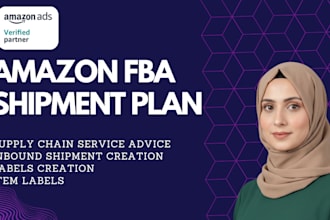 create fba amazon shipment plan, print labels and bulk shipping plan for pl fba