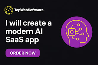 create modern ai saas app